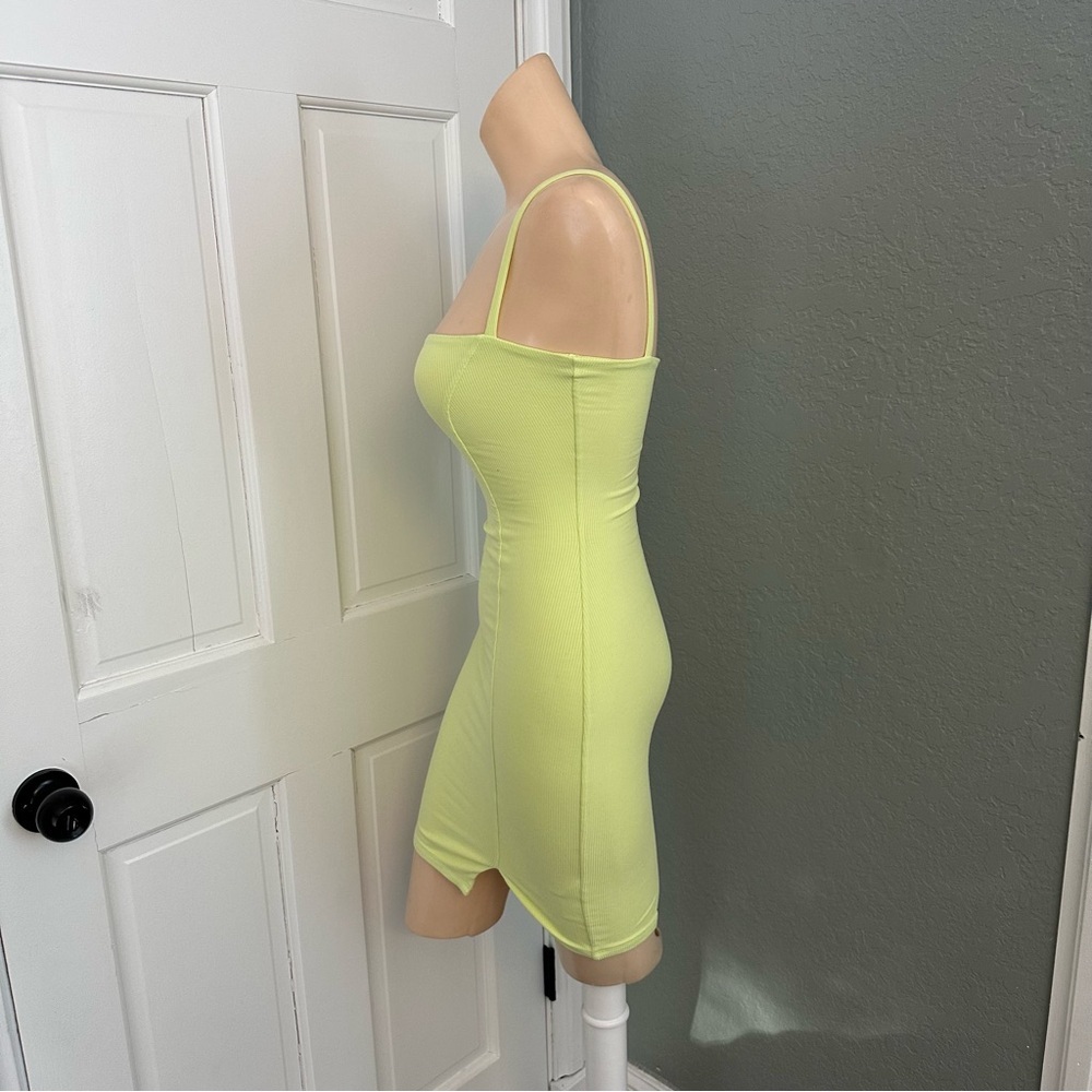 NAKED WARDROBE FRONT SLIT MINI DRESS - Picture 6 of 8